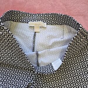 Michael Kors Black White Ankle Pants Size Small